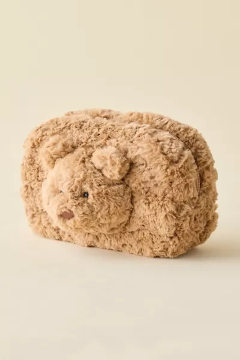 Jellycat Bartholomew Bear Plushie Travel Pouch