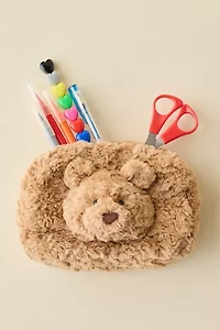 Jellycat Bartholomew Bear Plushie Travel Pouch