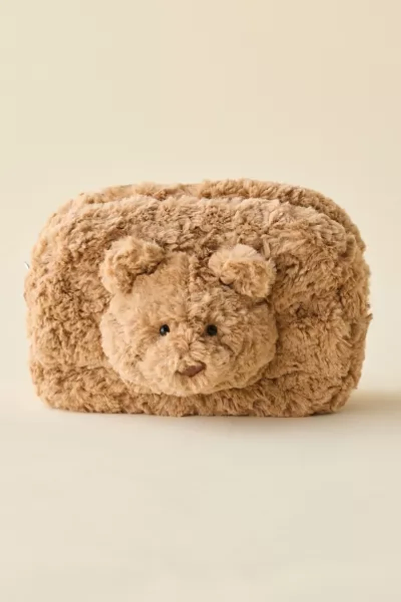 Jellycat Bartholomew Bear Plushie Travel Pouch