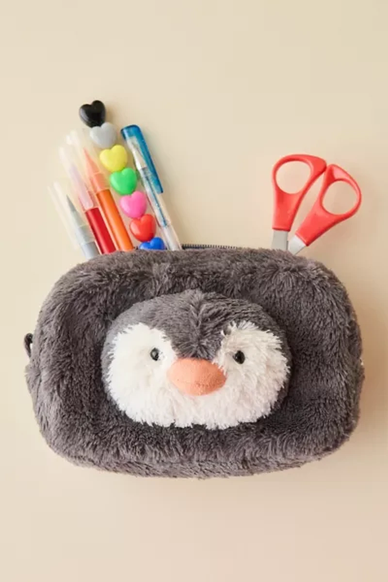 Jellycat Peanut Penguin Plushie Travel Pouch
