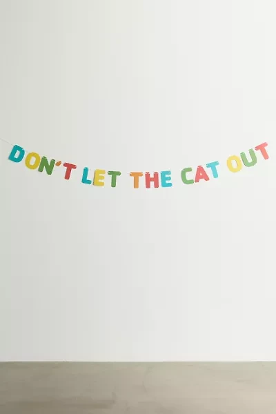 Prank-O Don’t Let The Cat Out Party Banner