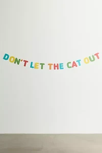 Prank-O Don’t Let The Cat Out Party Banner