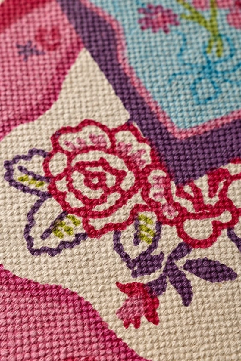 Hankie Patterned Screen Printed Rug