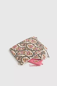 Vera Bradley Quilted Cotton Pouch Organizer Set
