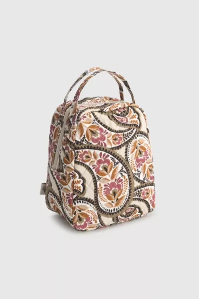 Vera Bradley Quilted Cotton Large Lunch Bag