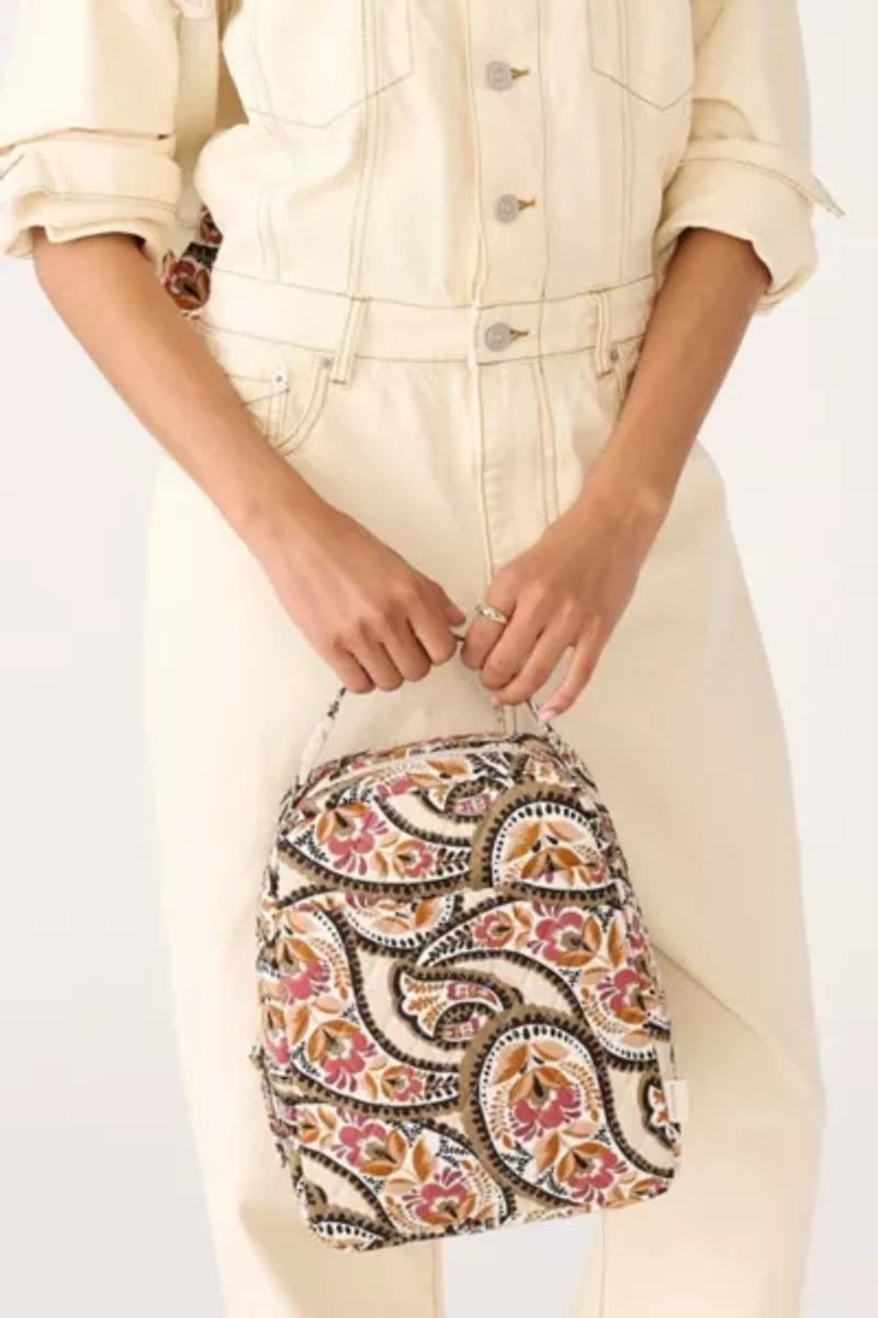 Vera Bradley Quilted Cotton Large Lunch Bag