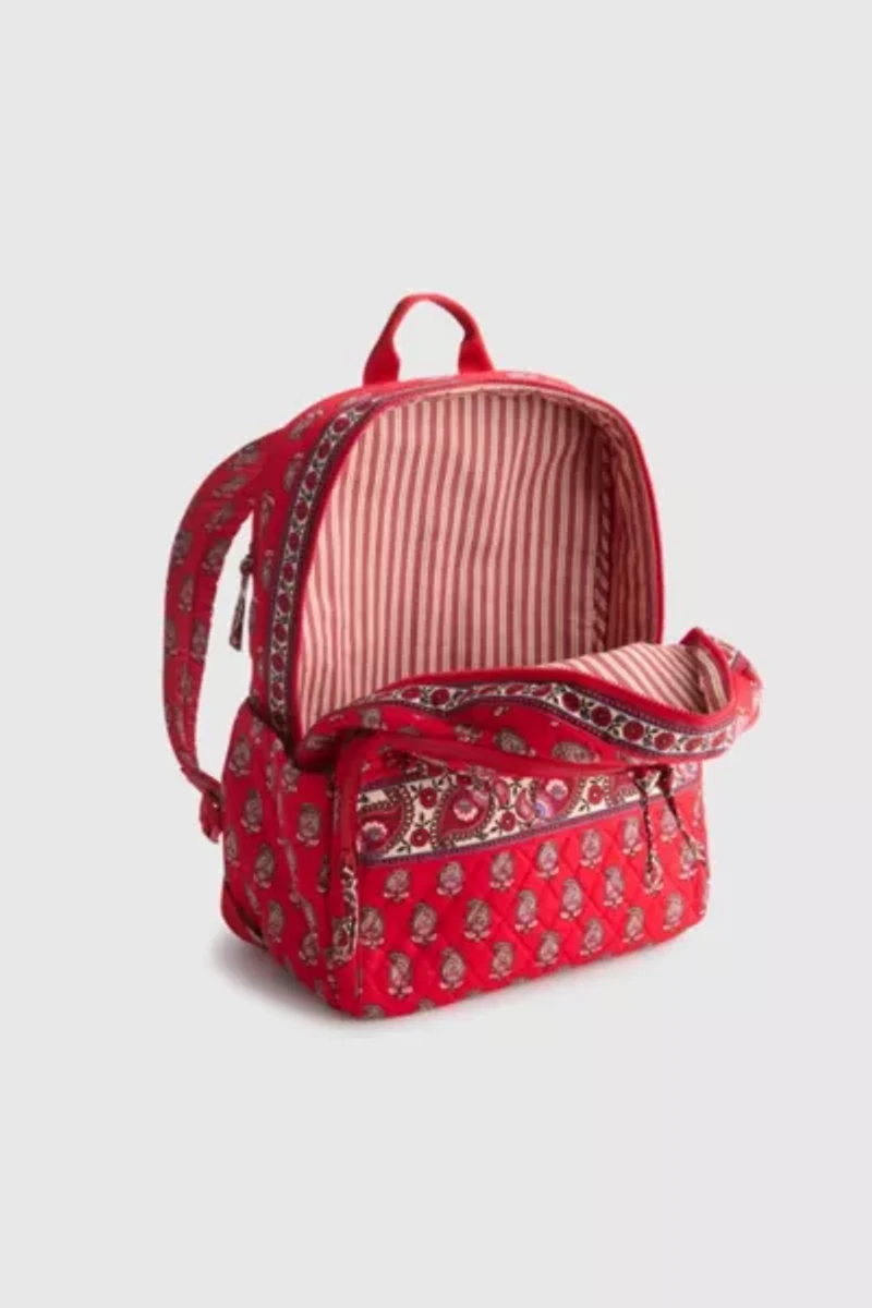 Vera Bradley Quilted Cotton Large Bancroft Backpack