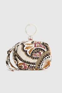 Vera Bradley Quilted Cotton Earbud Bag Charm