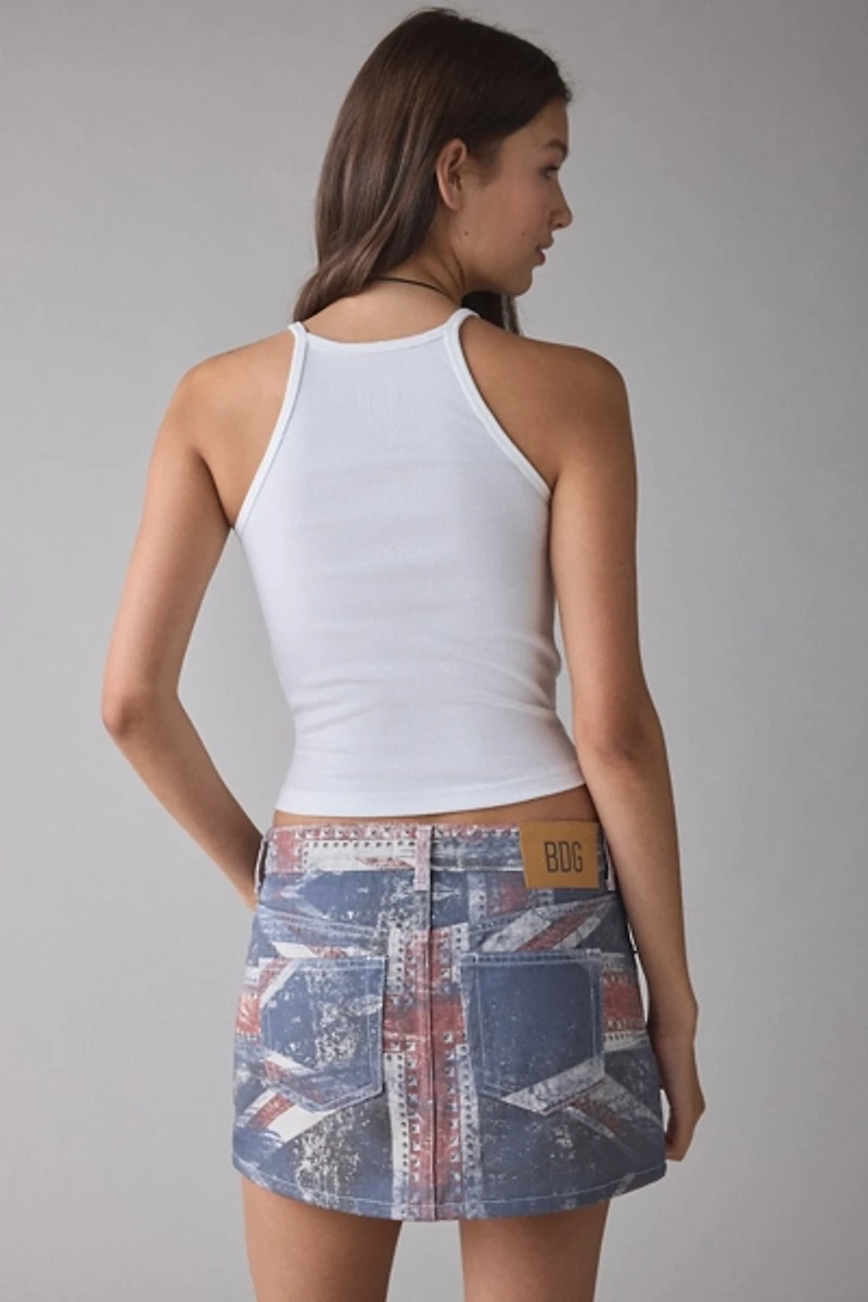 BDG Onna 2.0 Denim Low-Rise Micro Mini Skirt1