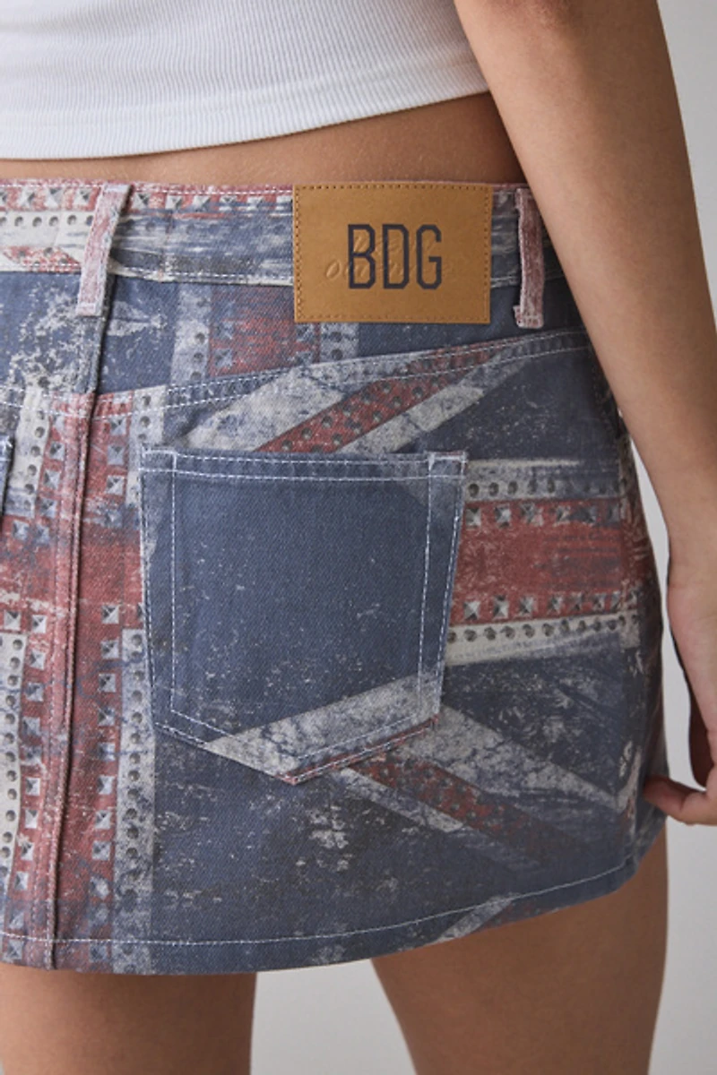 BDG Onna 2.0 Denim Low-Rise Micro Mini Skirt1
