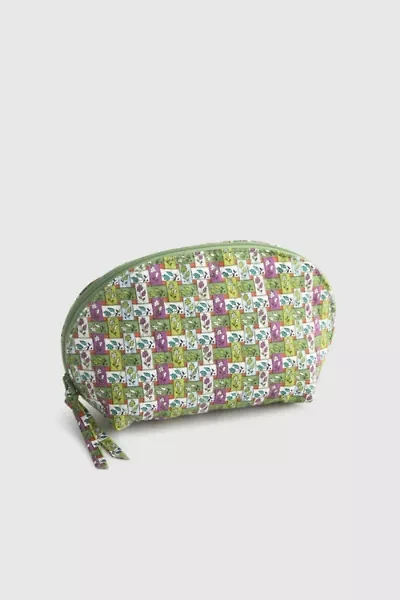 Vera Bradley Quilted Cotton Mini Dome Pouch