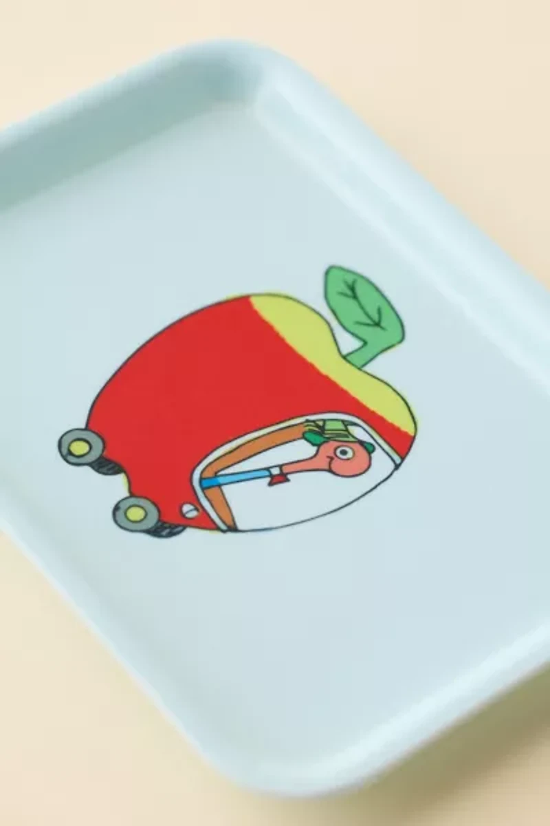 Three Potato Four X Richard Scarry Apple Car Trinket Tray