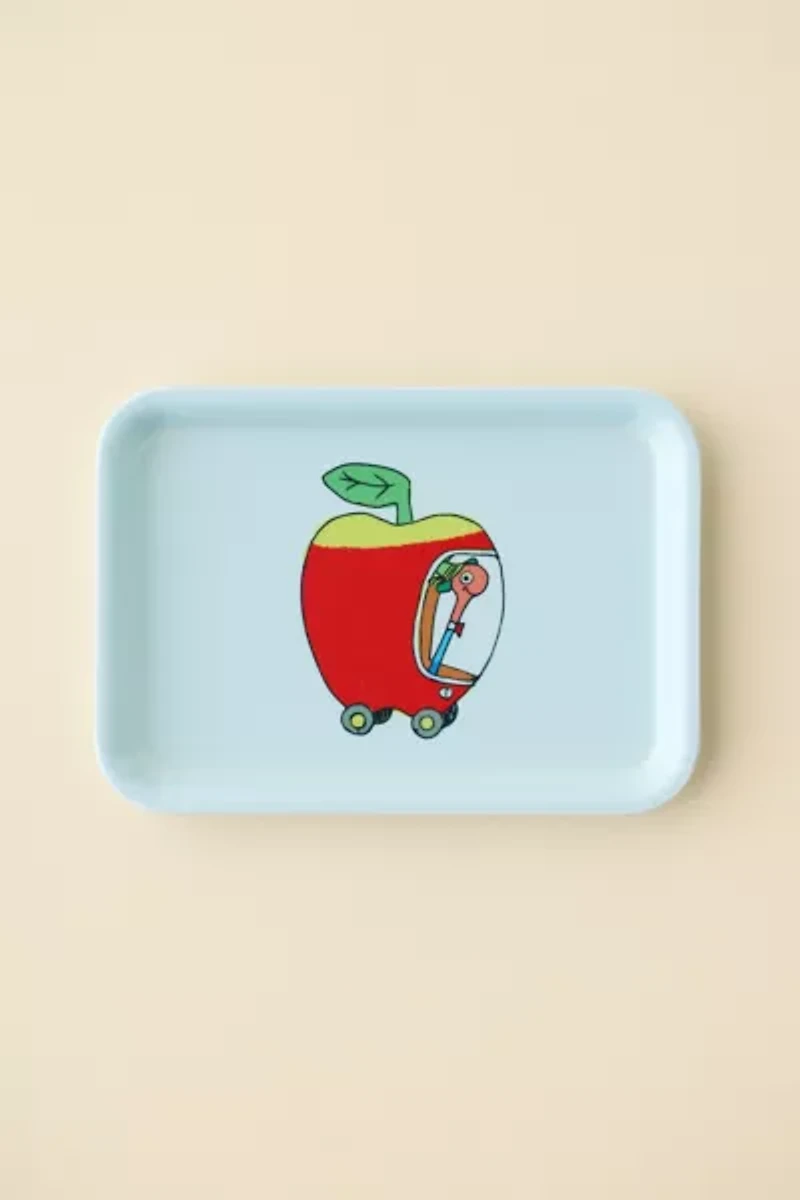 Three Potato Four X Richard Scarry Apple Car Trinket Tray