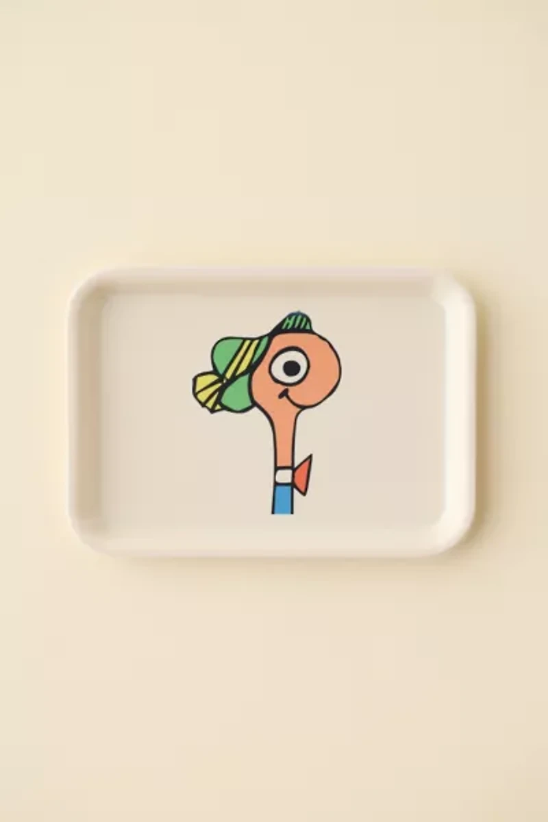 Three Potato Four X Richard Scarry Lowly Worm Bust Trinket Tray
