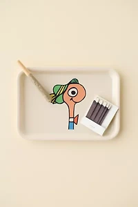 Three Potato Four X Richard Scarry Lowly Worm Bust Trinket Tray