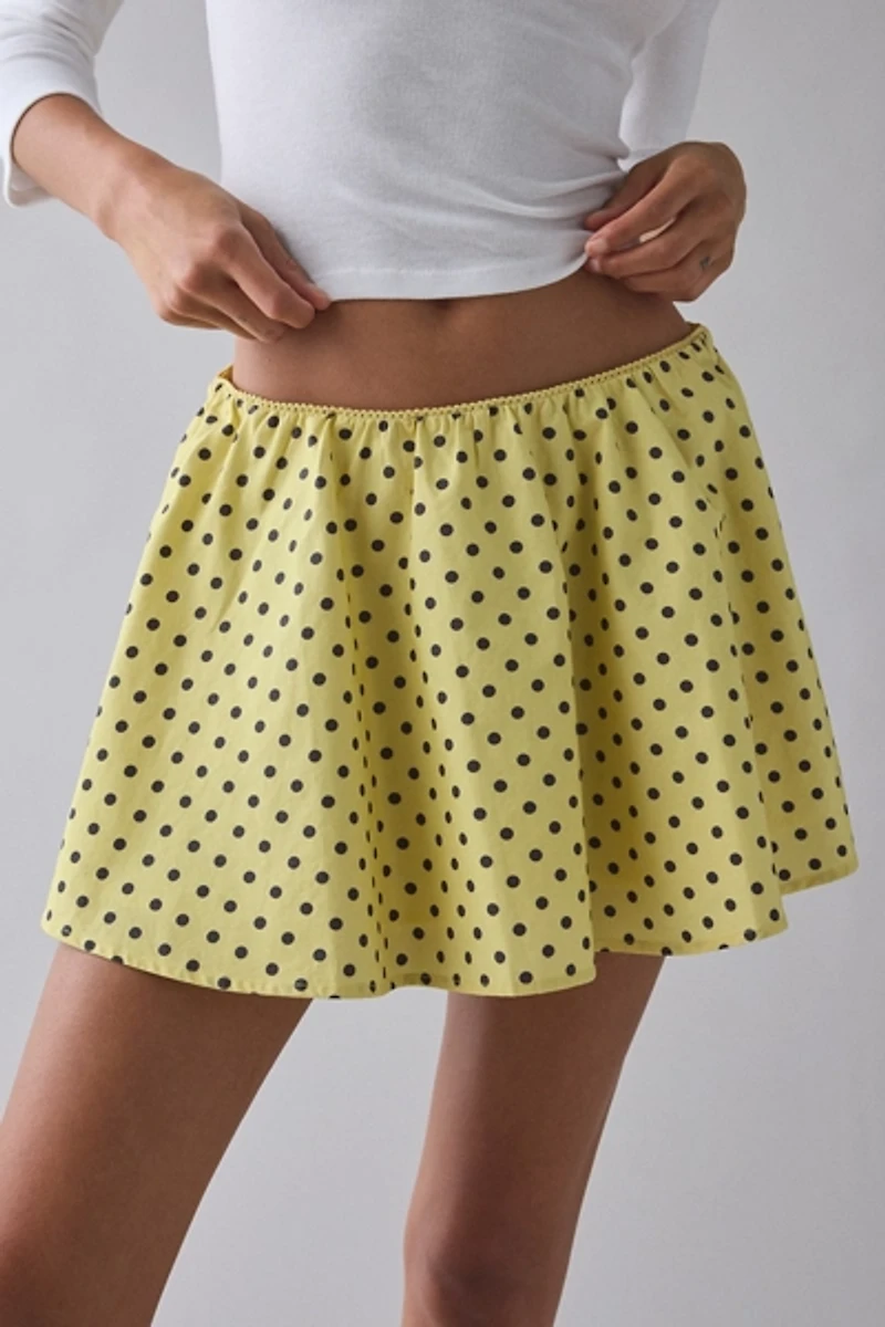 Kimchi Blue Puppy Love Fit-And-Flare Mini Skirt
