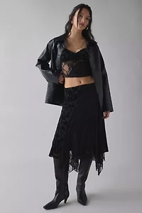 Kiss The Sky Marais Spliced Lace Cami Corset Top