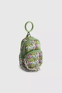Vera Bradley Quilted Mini Bancroft Backpack Keychain