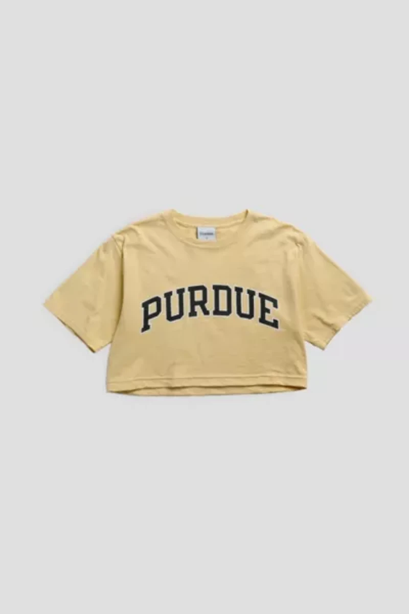 Frankie Collective Rework Purdue Crop Tee 001
