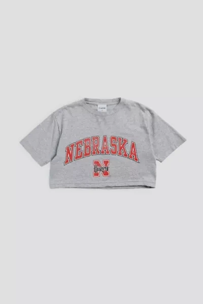 Frankie Collective Rework Nebraska Cornhuskers NCAA Crop Tee
