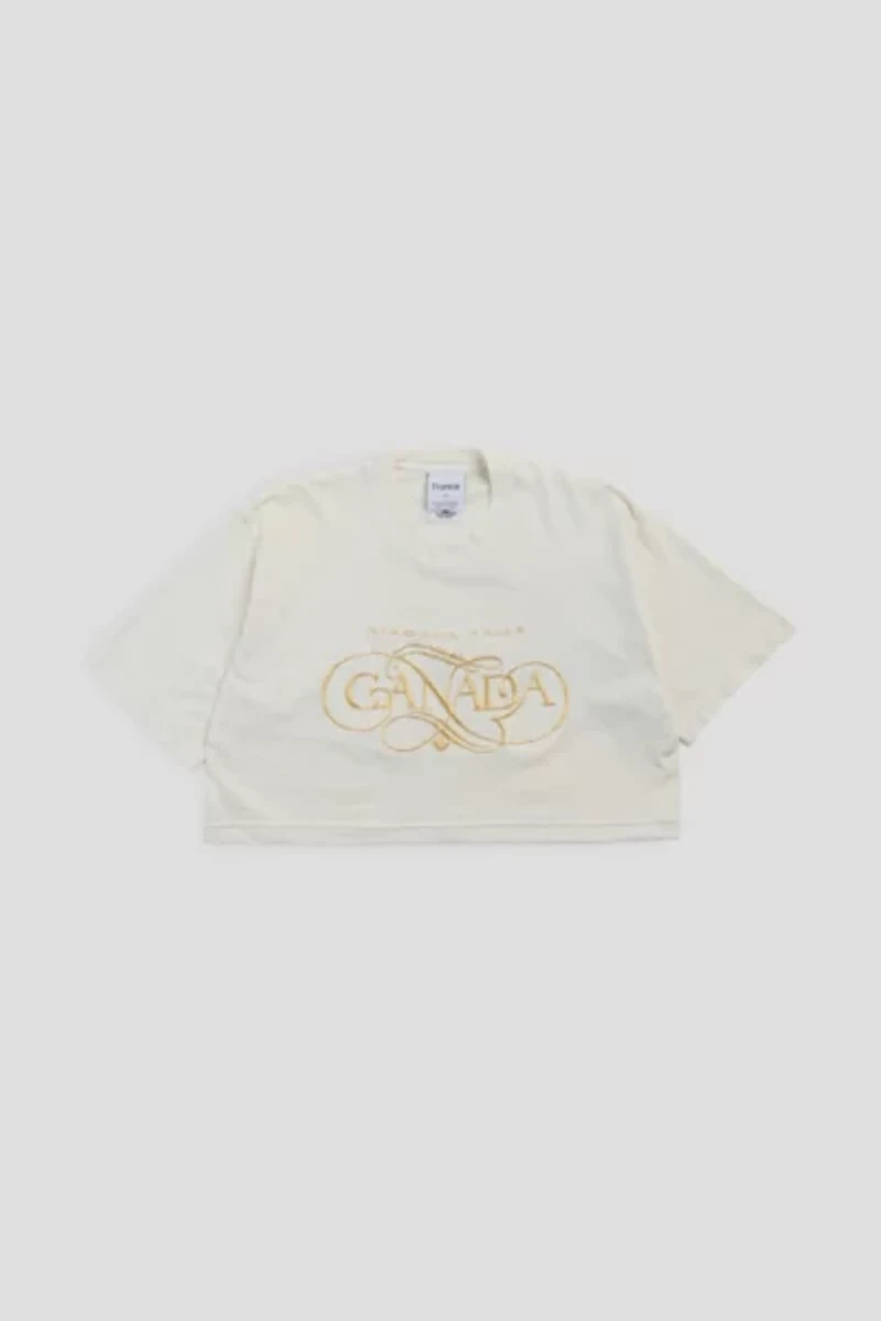 Frankie Collective Rework Niagara Falls Crop Tee