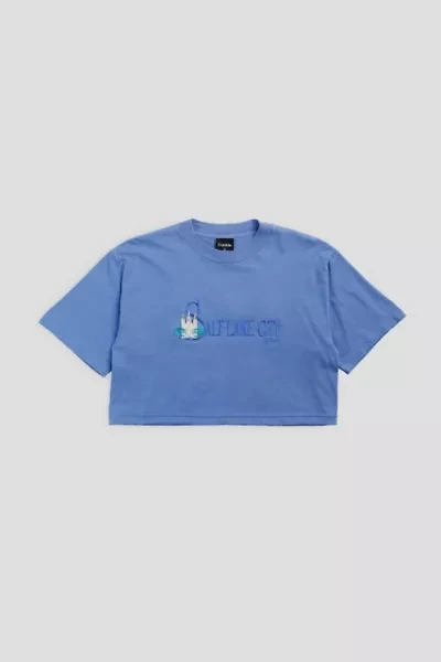 Frankie Collective Rework Salt Lake City Crop Tee