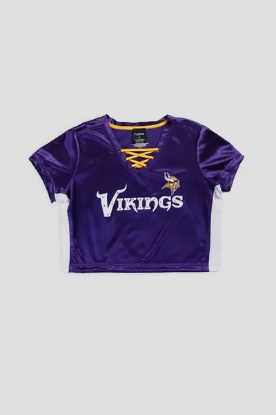 Frankie Collective Rework Crop Minnesota Vikings NFL Jersey 014