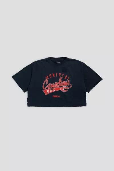 Frankie Collective Rework Montreal Canadiens NHL Crop Tee