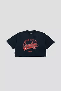 Frankie Collective Rework Montreal Canadiens NHL Crop Tee