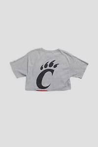 Frankie Collective Rework Cincinnati Bearcats NCAA Crop Tee