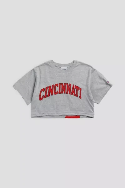 Frankie Collective Rework Cincinnati Bearcats NCAA Crop Tee