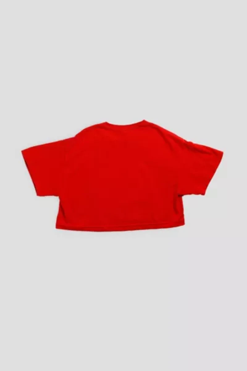 Frankie Collective Rework Nebraska Cornhuskers NCAA Crop Tee
