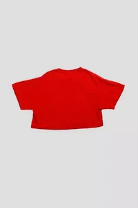 Frankie Collective Rework Nebraska Cornhuskers NCAA Crop Tee