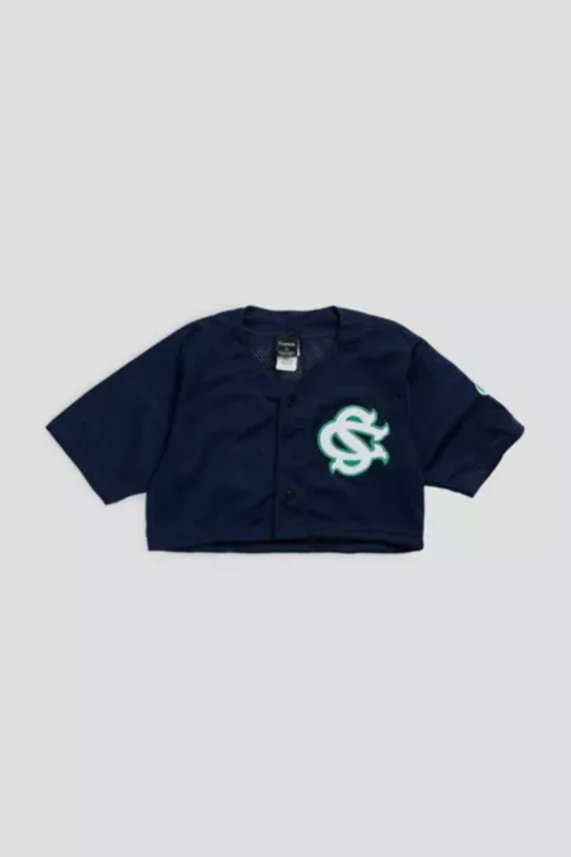 Frankie Collective Rework Crop Baseball Jersey 001