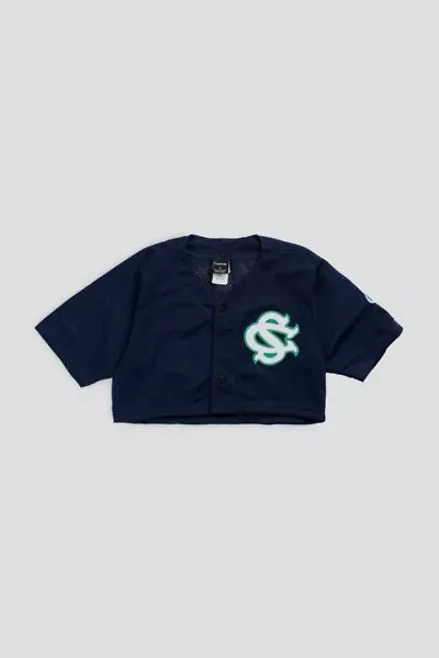 Frankie Collective Rework Crop Baseball Jersey 001
