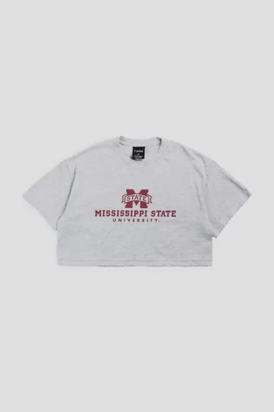Frankie Collective Rework Mississippi State University Crop Tee