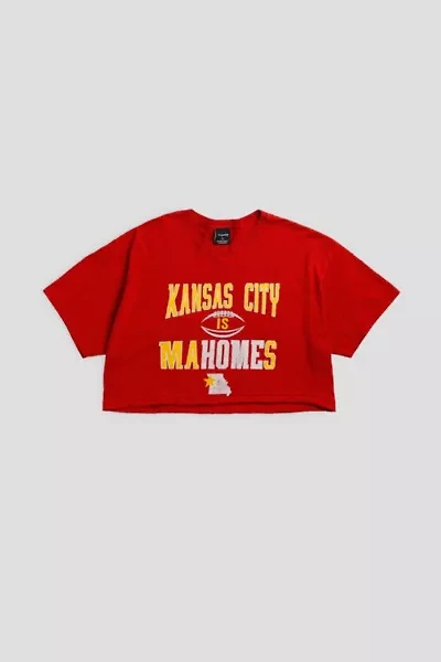 Frankie Collective Rework Kansas City Chiefs NFL Crop Tee