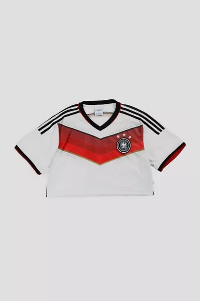 Frankie Collective Rework Crop Germany Soccer Jersey 003