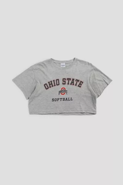 Frankie Collective Rework Ohio State Softball NCAA Crop Tee