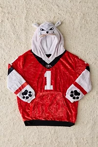 University Of Georgia Bulldogs Snugible Blanket Hoodie Sweatshirt & Pillow