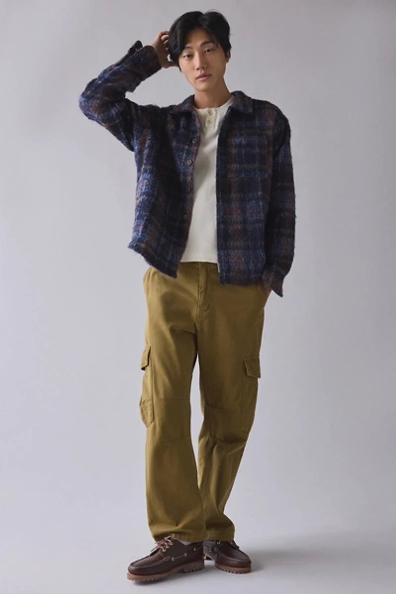 Kuwalla Tee Plaid Faux Mohair Shirt