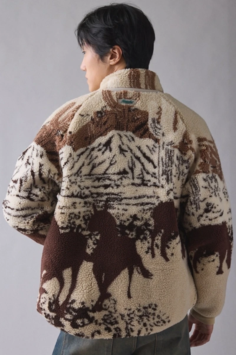 Kuwalla Tee Patterned Fleece Jacket