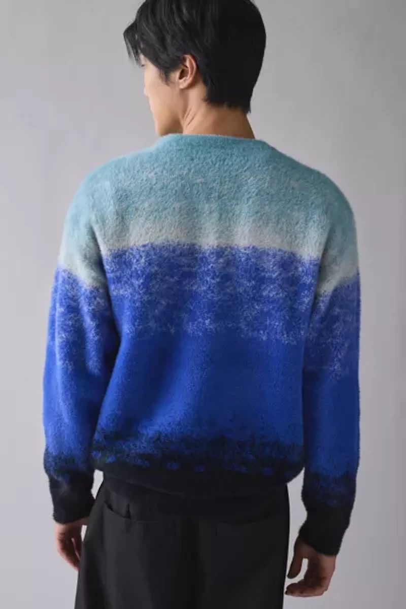 Kuwalla Tee Gradient Knit Crew Neck Sweater