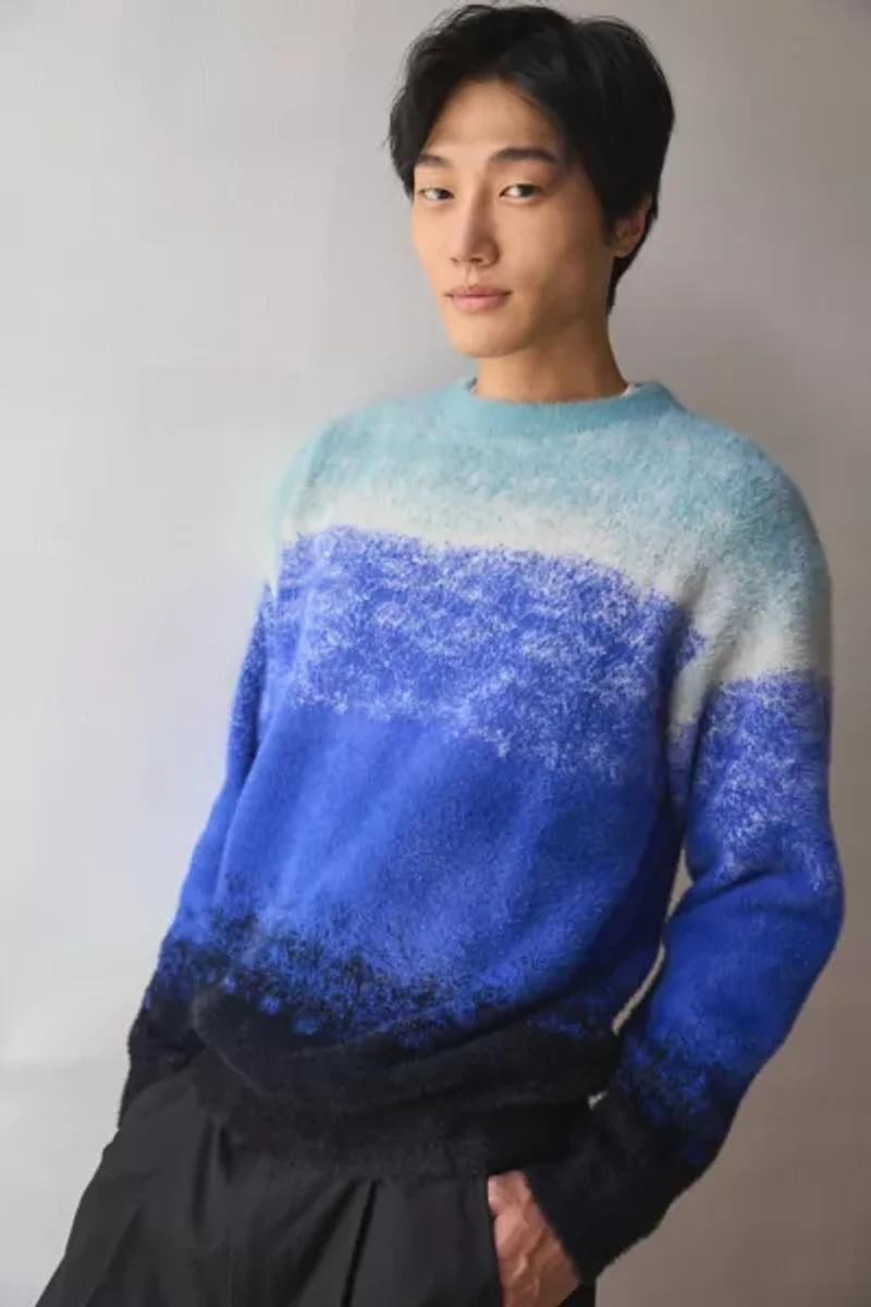 Kuwalla Tee Gradient Knit Crew Neck Sweater