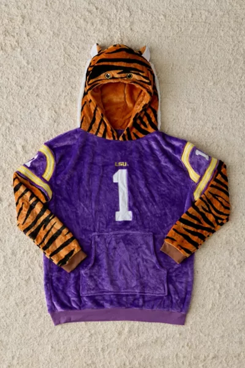 Louisianna State University Mike The Tiger Snugible Blanket Hoodie Sweatshirt & Pillow