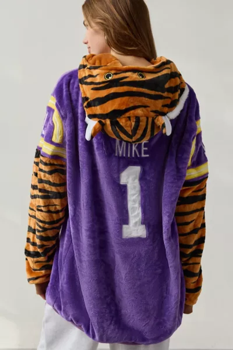 Louisianna State University Mike The Tiger Snugible Blanket Hoodie Sweatshirt & Pillow