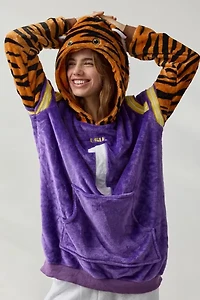 Louisianna State University Mike The Tiger Snugible Blanket Hoodie Sweatshirt & Pillow