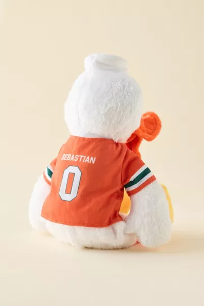 University Of Miami Sebastian The Ibis 14-Inch Mascot Plushie
