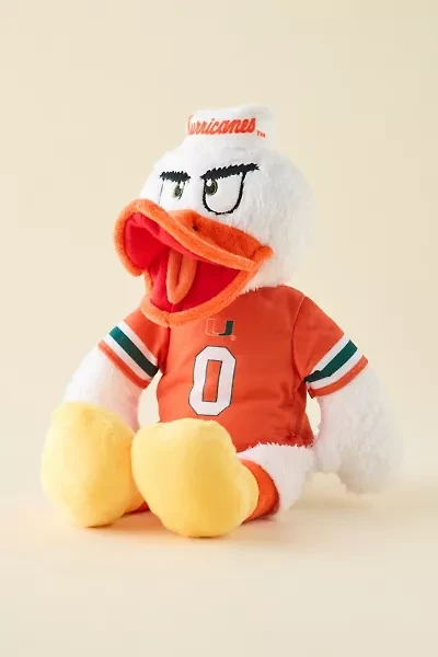 University Of Miami Sebastian The Ibis 14-Inch Mascot Plushie