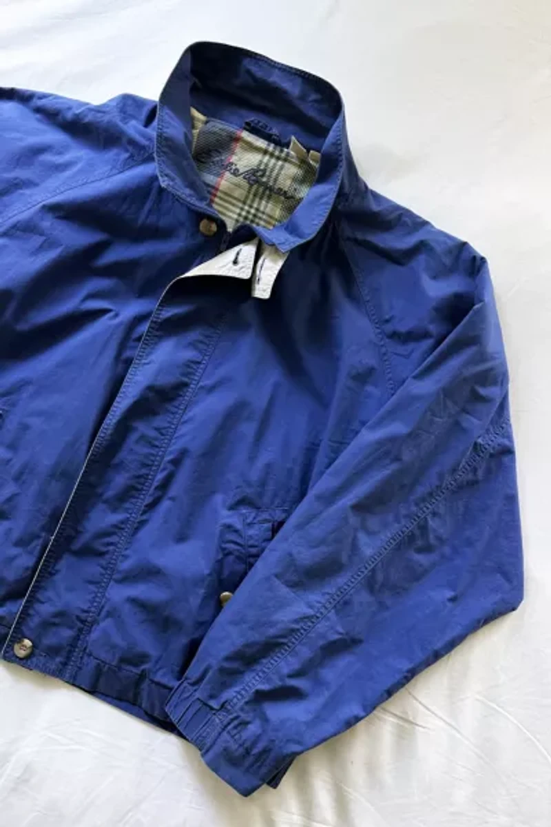 Vintage Eddie Bauer Relaxed Blue Harrington Jacket